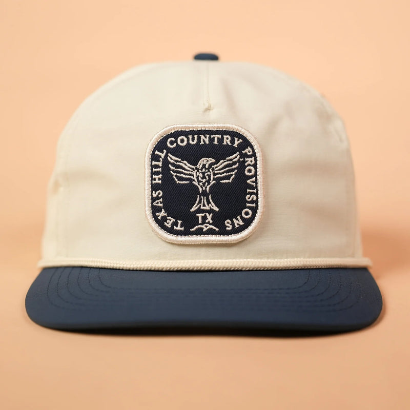 Higher Calling Snapback | Navy + White | Texas Hill Country Provisions