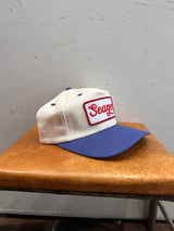 Uncle Bill Hemp Snapback | Cream & Blue | Seager Co.