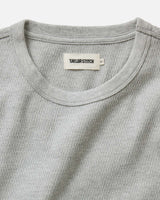 The Organic Cotton Waffle Crew | Heather Grey | Taylor Stitch