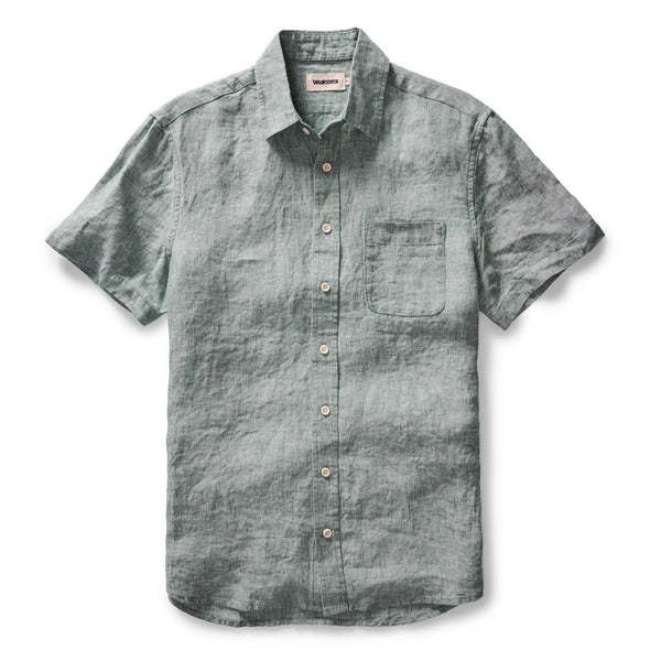 The Short Sleeve California | Cilantro Hemp | Taylor Stitch