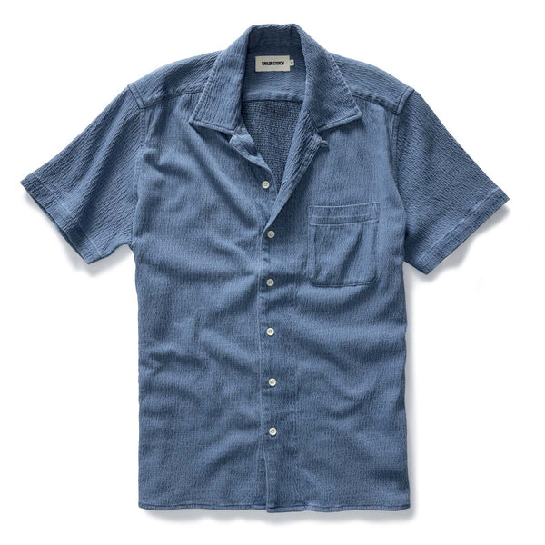 The Hawthorne Shirt | Washed Indigo Crepe | Taylor Stitch