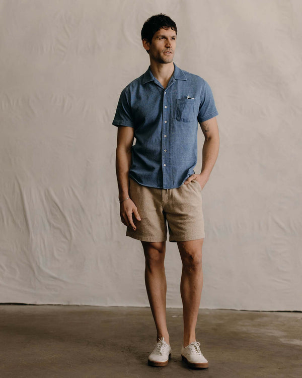 The Hawthorne Shirt | Washed Indigo Crepe | Taylor Stitch