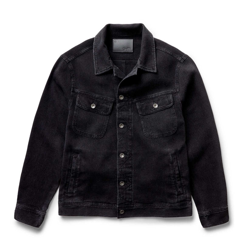 The Long Haul Jacket | Black Indigo Waffle | Taylor Stitch