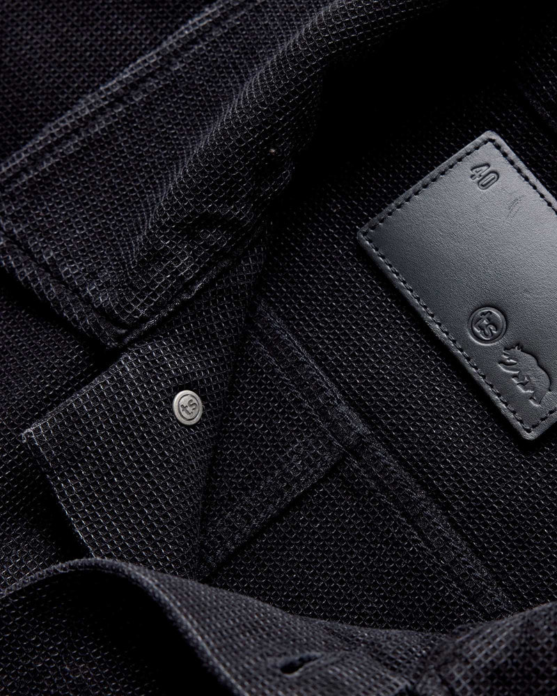 The Long Haul Jacket | Black Indigo Waffle | Taylor Stitch