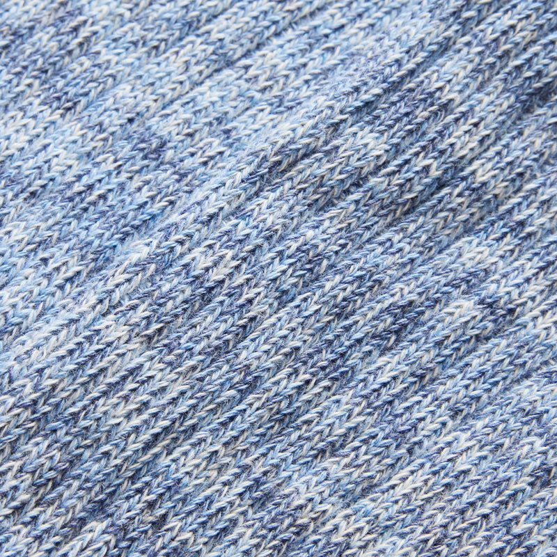 The Rib Sock | Blue Melange | Taylor Stitch