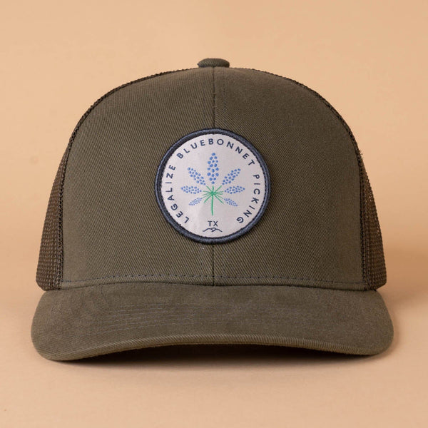Legalize Bluebonnet Trucker | Fern | Texas Hill Country Provisions