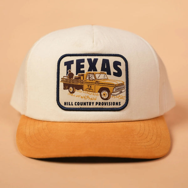Pasture Party Trucker | Gold + White | Texas Hill Country Provisions