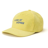 Ramblin' Woman Courduroy Snapback | Yellow | Seager Co.