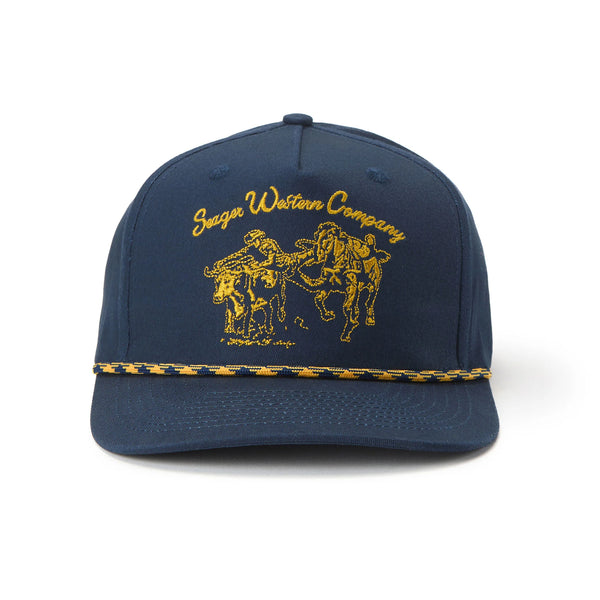 Los Rios Corduroy Snapback | Navy | Seager Co.