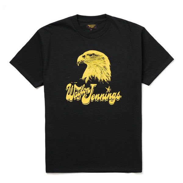 Eagle Tee | Vintage Black | Seager Co. x Waylon Jennings