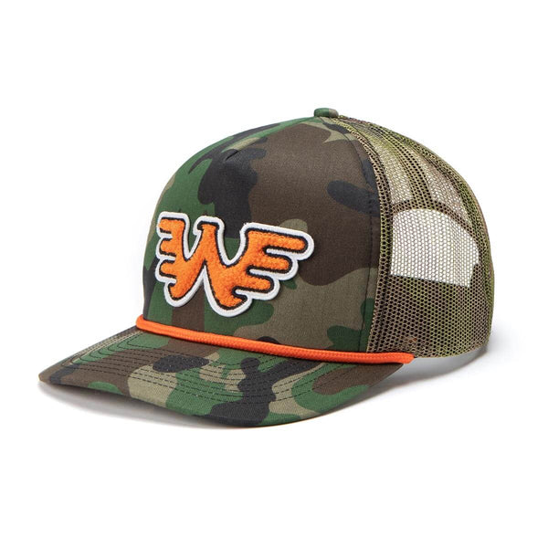 SEAGER X WAYLON JENNINGS FLYING W Snapback | Camo | Seager Co.