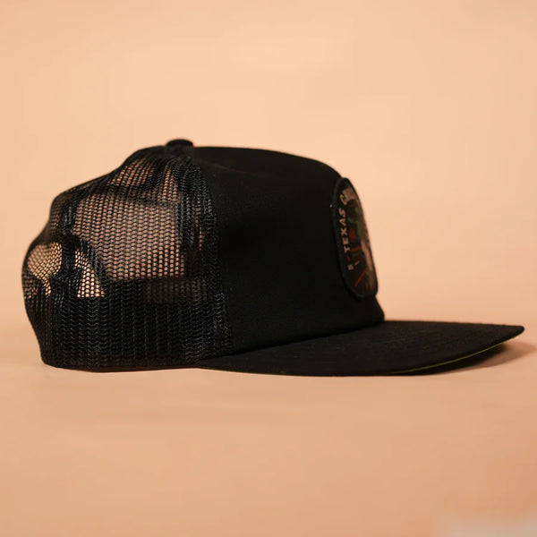 Texas Troubadour Trucker | Black | Texas Hill Country Provisions