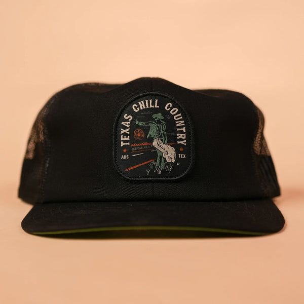 Texas Troubadour Trucker | Black | Texas Hill Country Provisions
