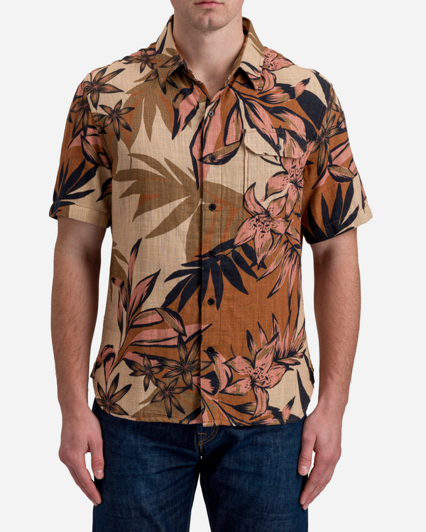 Double Gauze Camp Shirt | Camo | Ace Rivington