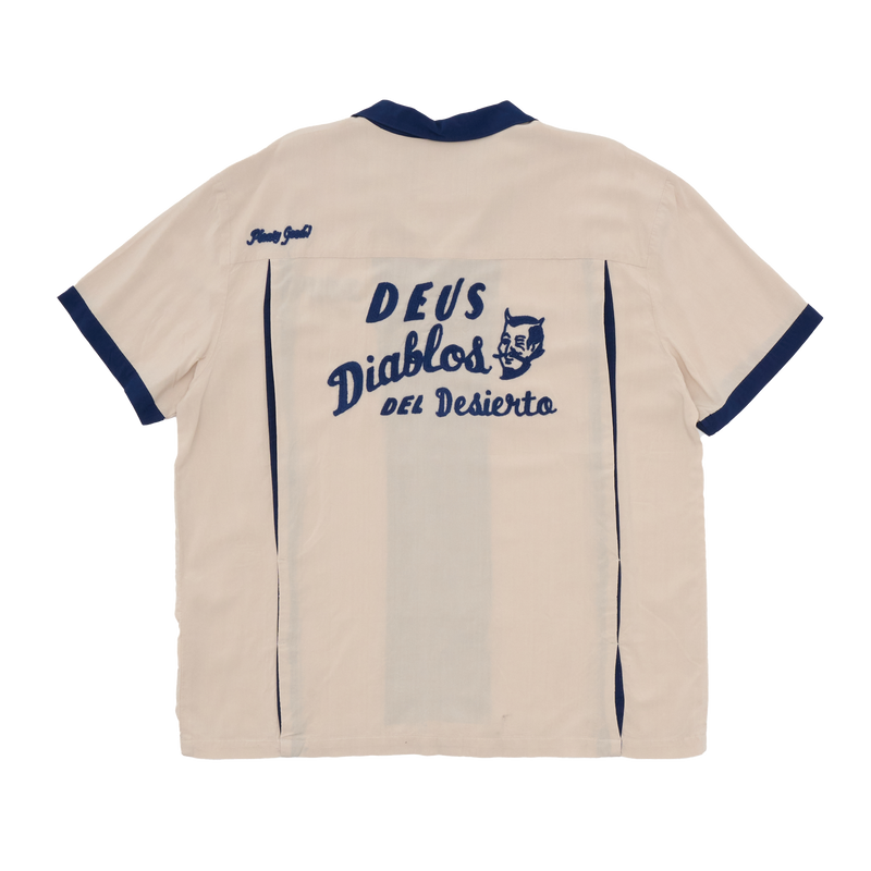 Diablo Bowling Shirt | Dirty White | Deus Ex Machina