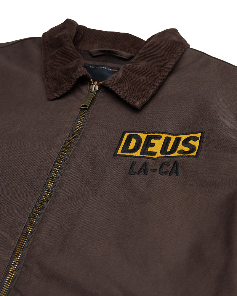 Super Stitious Jacket | Chocolate Brown | Deus Ex Machina