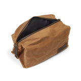 Waxed Canvas Toiletry Bag | Tan | Roosevelt Supply Co.