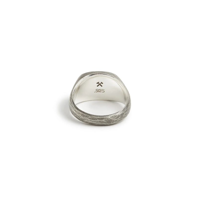 Signet Ring in Sterling Silver | Work Patina | Studebaker Metals