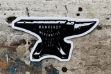 Sticker | Anvil Black | Manready Mercantile
