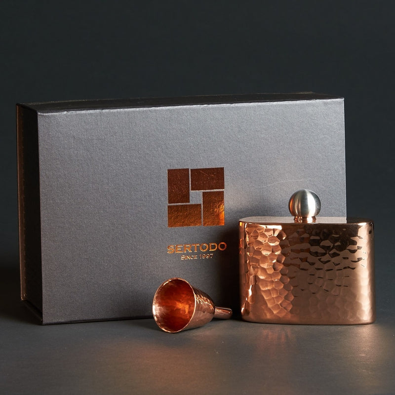 Espadín Petit Hip Flask  | 7oz | Sertodo Copper