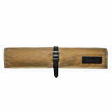 Compact Knife Roll | Field Tan Waxed Canvas | Hardmill