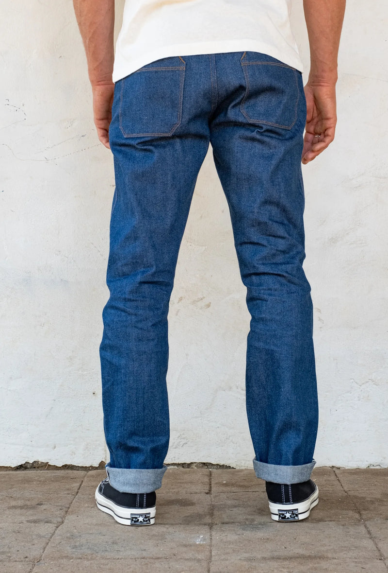 Rios Slim Straight | 12 oz. Vintage Blue | Freenote Cloth