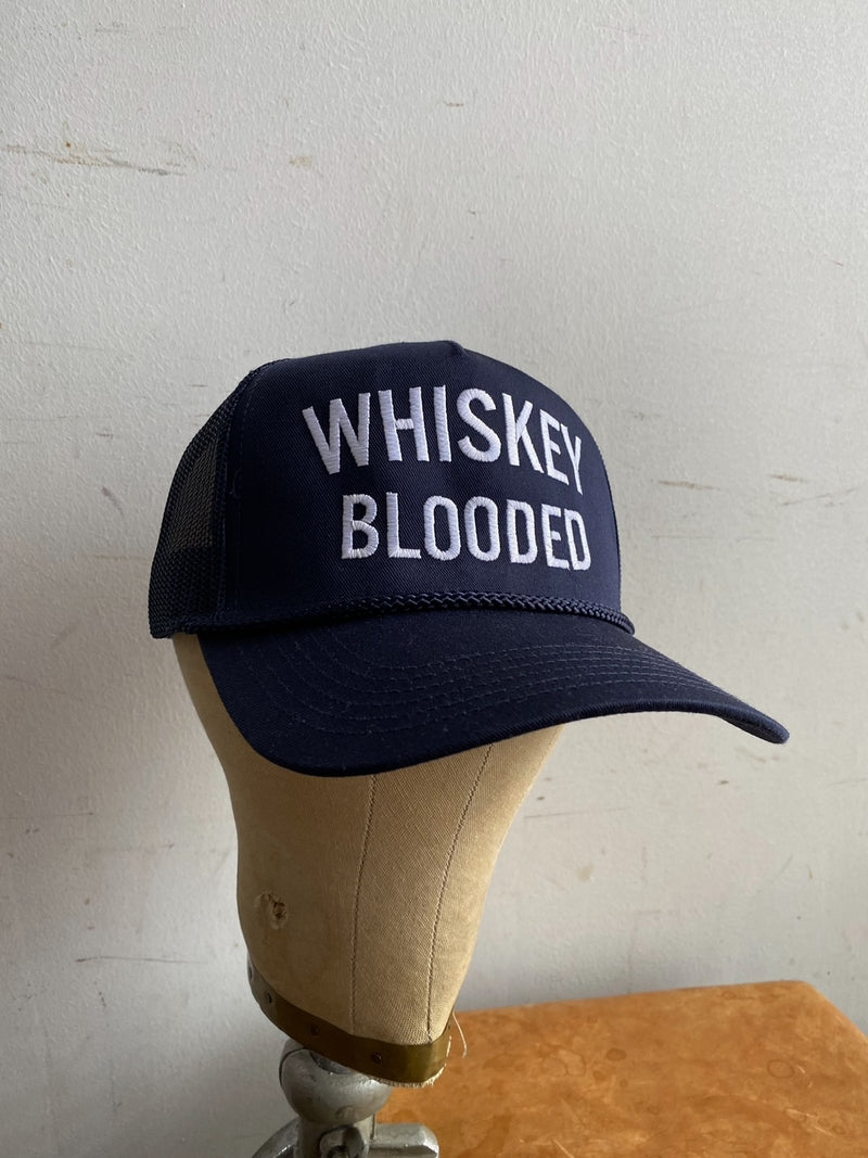 Embroidered Trucker Hat  | Whiskey Blooded | Manready Mercantile