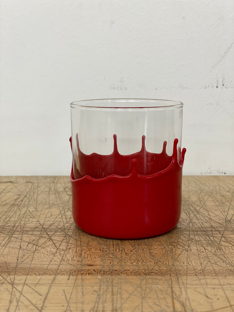 The Gentleman's Glassware | Red Wax Dipped Whiskey Glasses | Manready Mercantile