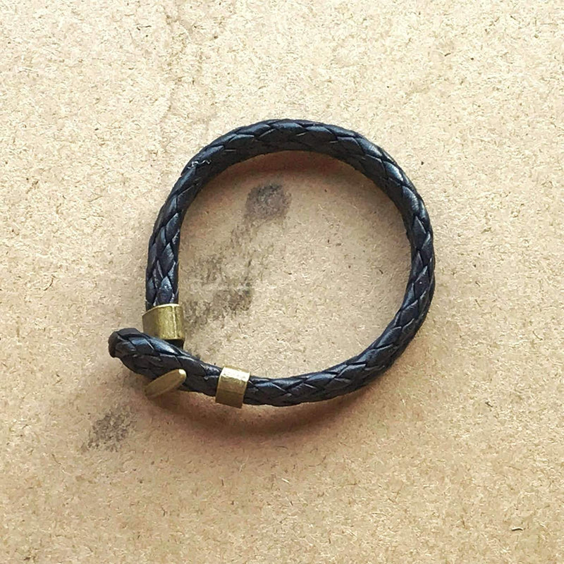 Hook & Loop Leather Bracelet | Odin Leather Goods