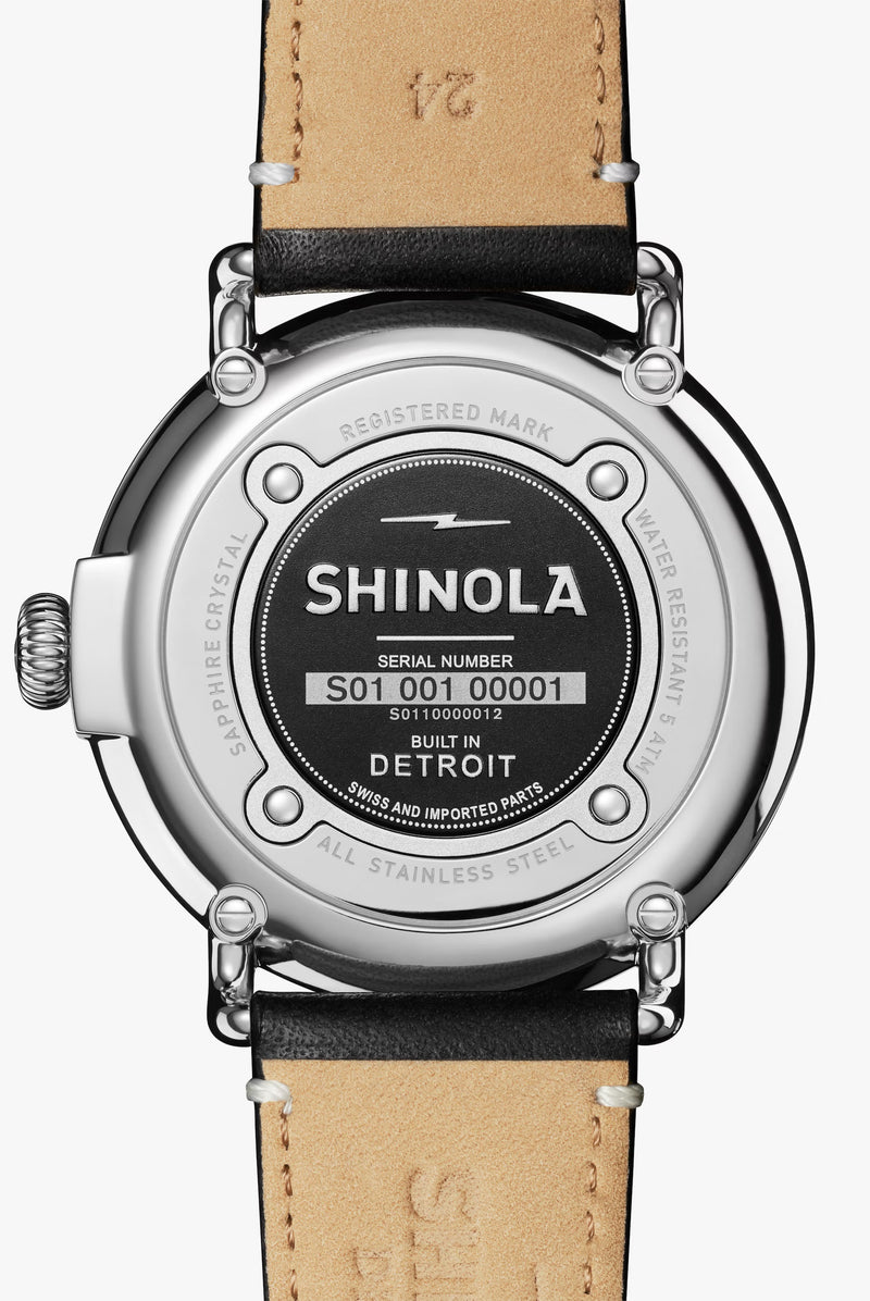 The Runwell 47mm | Black | Shinola Detroit