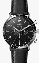 The Canfield Sport Chronograph 45mm | Black | Shinola Detroit