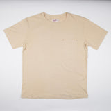 9 oz Pocket Tee | Cream | Freenote Cloth