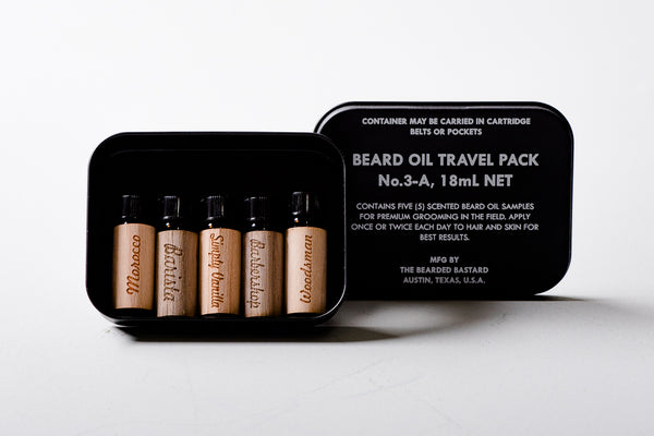 Beard Oil | Travel Pack | Bearded Bastard - Manready Mercantile