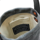 Wine Tote | Charcoal Waxed Canvas | Hardmill