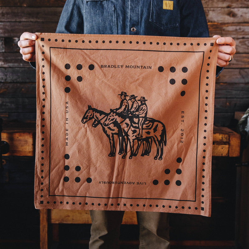 Wrangler Bandana | Tobacco | Bradley Mountain