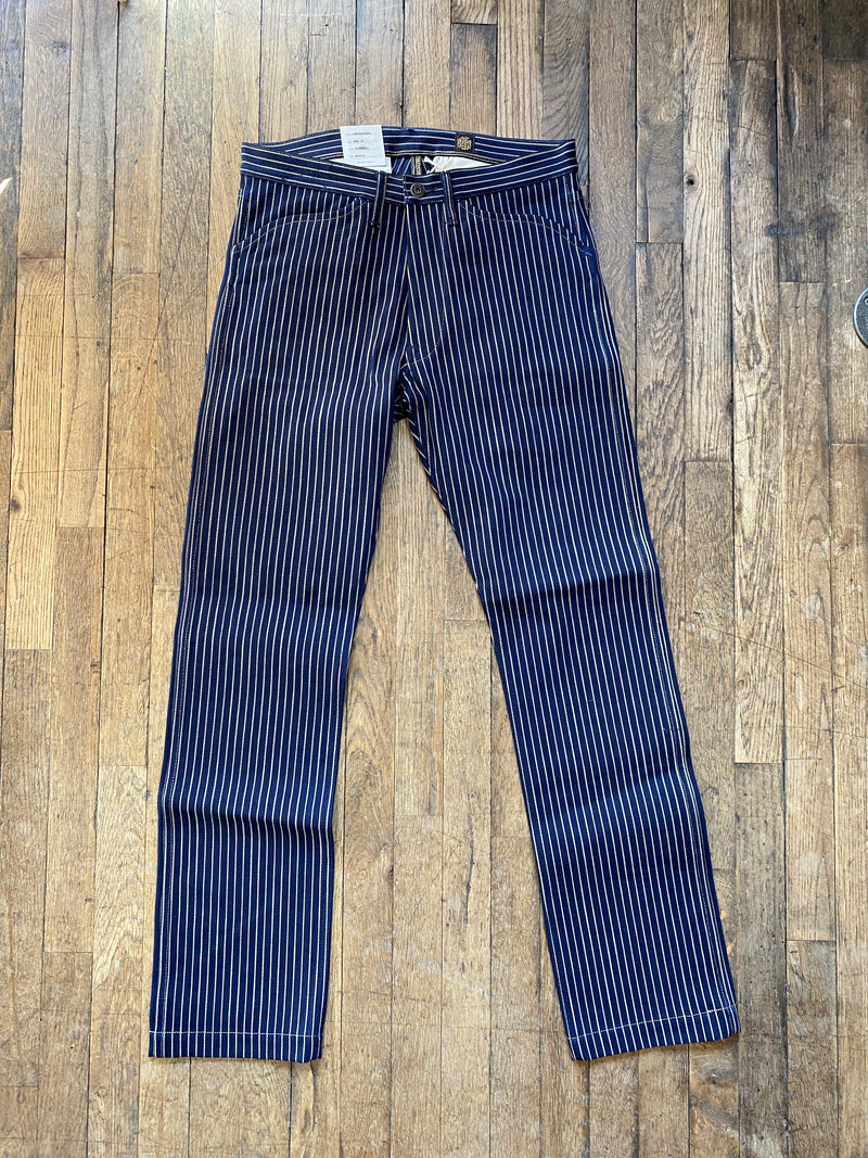 Swearengen Pant | Single Stripe Indigo | Indigofera