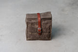 Lunch Tote | Dark Oak Waxed Canvas | Hardmill - Manready Mercantile