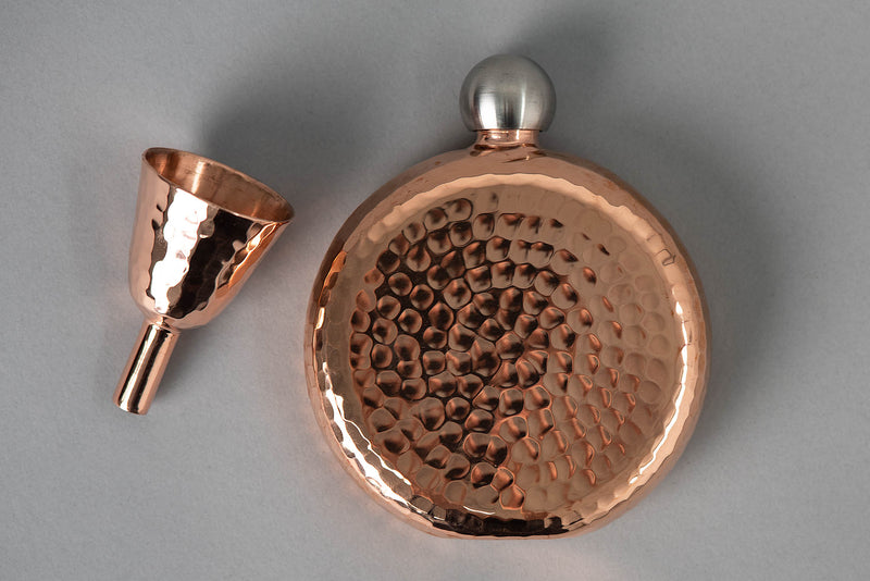 Espadin Luna Flask | 6oz | Sertodo Copper - Manready Mercantile