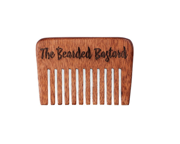 Wide Tooth Beard Comb | Wood | The Bearded Brotherhood