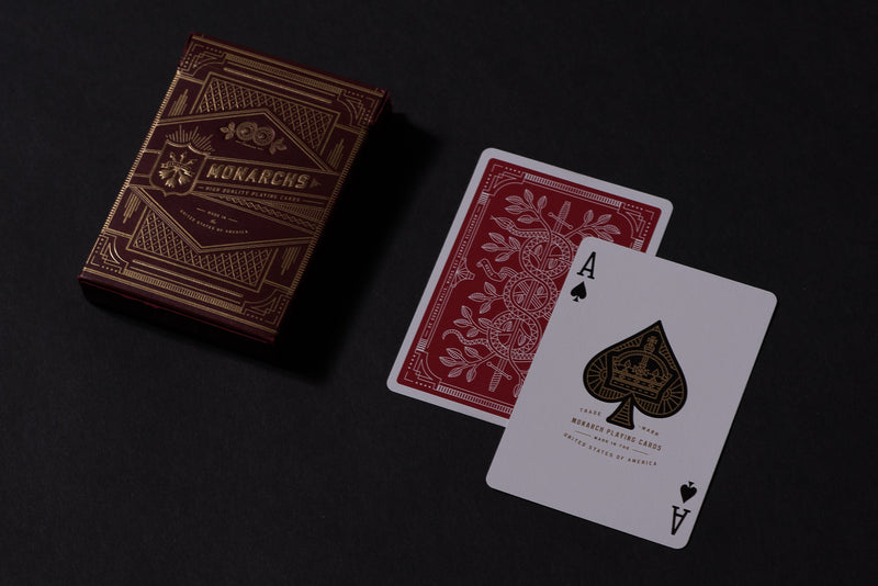 Monarch Playing Cards | Red | Theory 11 - Manready Mercantile